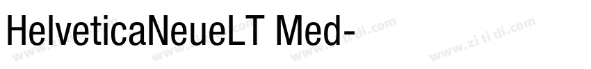 HelveticaNeueLT Med字体转换